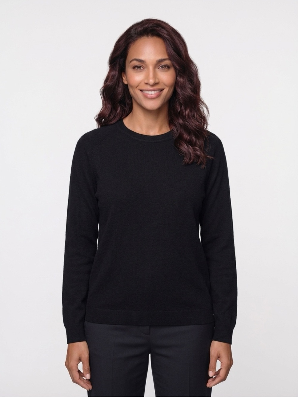 NWOT Zenana Outfitters Black Crewneck Sweater